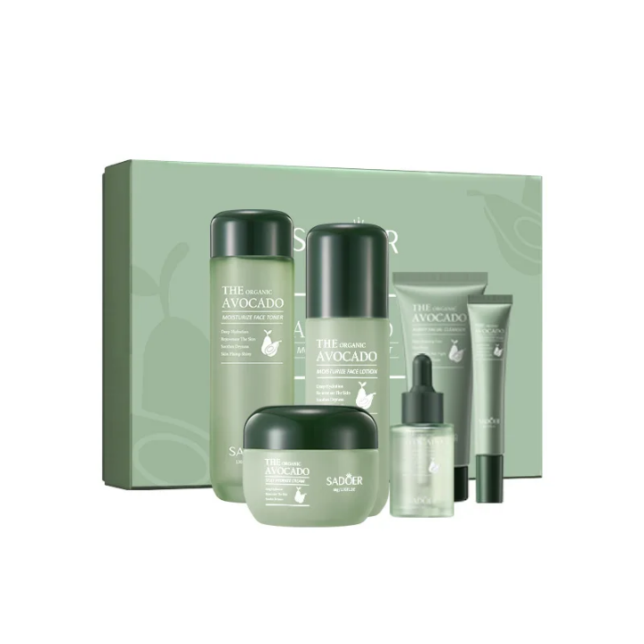 Produits de beauté pour le visage a l'avocat, ensemble de soin personnel pour la peau. - Cash Boutique