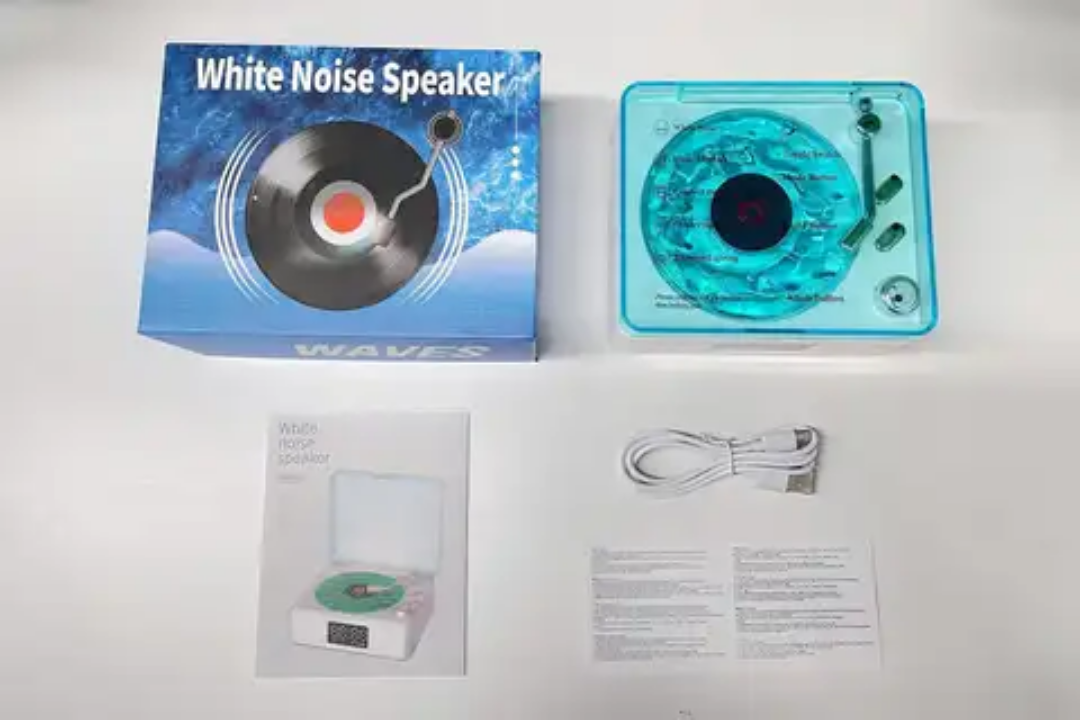 Mini haut-parleur Bluetooth à bruit blanc rétro - Cash Boutique